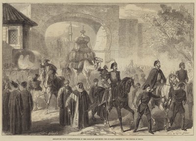 Departure from Constantinople of the Caravan Conveying the Sultan